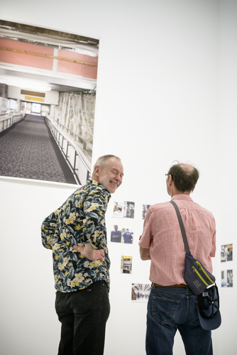 Preview zur Ausstellung "Die fotografierte Ferne. Fotografen auf Reisen (1880–2015)", 17.5.2017, Foto: Hannes Wiedemann Preview zur Ausstellung "Die fotografierte Ferne. Fotografen auf Reisen (1880–2015)", 17.5.2017, Foto: Hannes Wiedemann