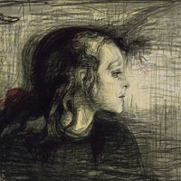 Edvard Munch, Das kranke Kind I, 1896