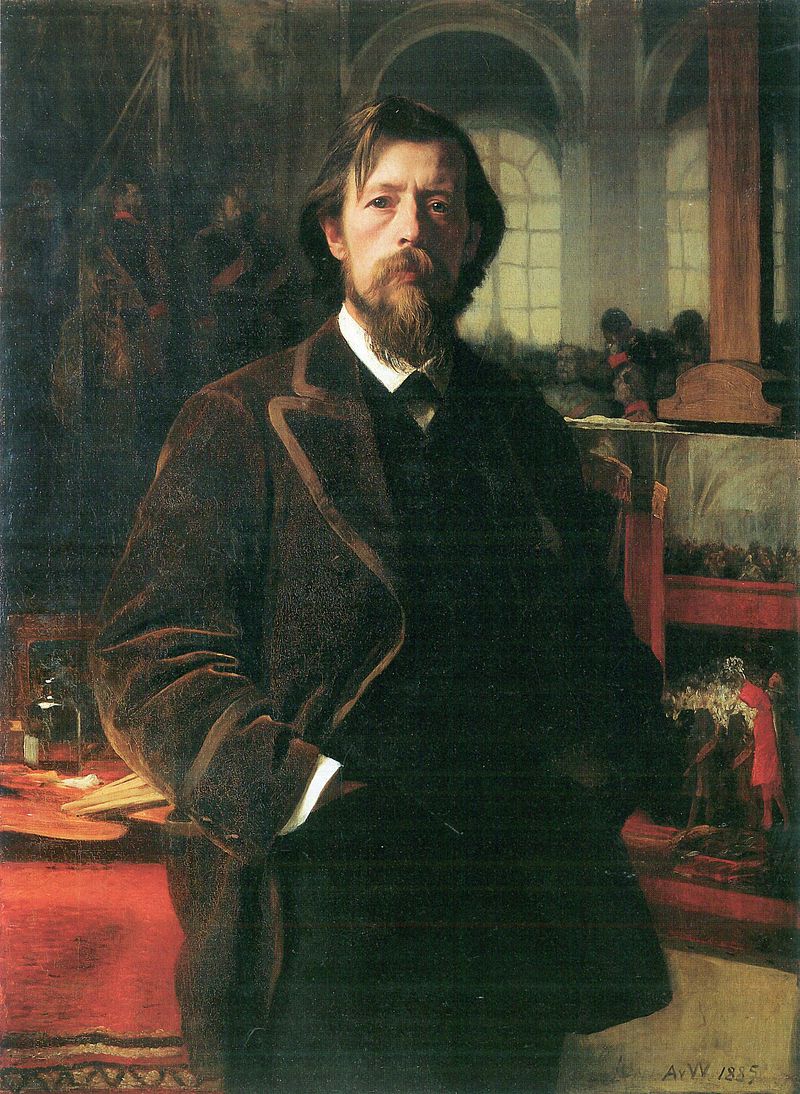Gemälde von Anton von Werner, Öl auf Leinwand, 119 × 87 cm