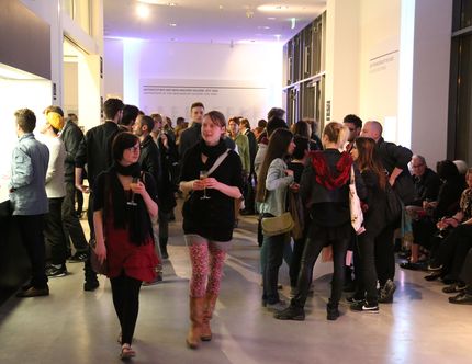 Eröffnung der Ausstellung "Katja Strunz. Drehmoment (Viel Zeit, wenig Raum). Vattenfall Contemporary 2013" in der Berlinischen Galerie, 25.4.2013, Foto: Jirka Jansch Eröffnung der Ausstellung "Katja Strunz. Drehmoment (Viel Zeit, wenig Raum). Vattenfall Contemporary 2013" in der Berlinischen Galerie, 25.4.2013, Foto: Jirka Jansch
