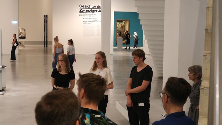 Kick-Off des FSJ-Projekts 2019 "Ich:Du. Du siehst ein Ich, das ich nicht sehe" in der Berlinischen Galerie, 12.6.2019, Foto: Martin von Piechowski