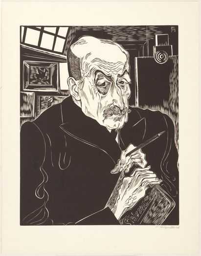 Conrad Felixmüller, Bildnis Max Liebermann, 1926, © VG Bild-Kunst, Bonn 2022, Repro: Kai-Annett Becker Conrad Felixmüller, Bildnis Max Liebermann, 1926, © VG Bild-Kunst, Bonn 2022, Repro: Kai-Annett Becker