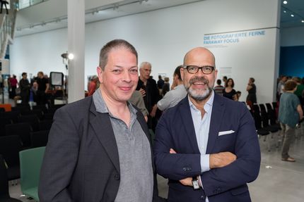 Eröffnung der Ausstellung "Fotografierte Ferne. Fotografen auf Reisen (1880–2015)" in der Berlinischen Galerie, 18.5.2017, Foto: Harry Schnitger Eröffnung der Ausstellung "Fotografierte Ferne. Fotografen auf Reisen (1880–2015)" in der Berlinischen Galerie, 18.5.2017, Foto: Harry Schnitger