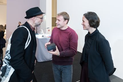 Lesung mit Schauspieler Max Riemelt aus "Auguste Bolte" von Kurt Schwitters, 4.11.2016, Foto: Harry Schnitger Lesung mit Schauspieler Max Riemelt aus "Auguste Bolte" von Kurt Schwitters, 4.11.2016, Foto: Harry Schnitger