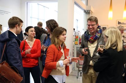 Eröffnung der Ausstellung "Ari Benjamin Meyers. Chamber Music (Vestibule)" in der Berlinischen Galerie, 27.4.2013, Foto: Jirka Jansch Eröffnung der Ausstellung "Ari Benjamin Meyers. Chamber Music (Vestibule)" in der Berlinischen Galerie, 27.4.2013, Foto: Jirka Jansch