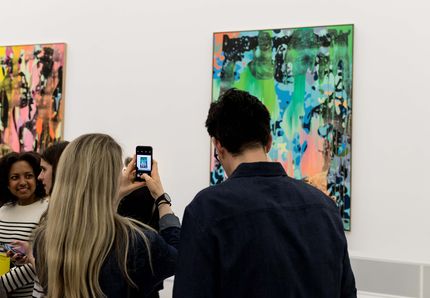 Eröffnung der Ausstellung von Christine Streuli, Fred-Thieler-Preisträgerin 2017, 17.3.2017, Foto: Harry Schnitger Eröffnung der Ausstellung von Christine Streuli, Fred-Thieler-Preisträgerin 2017, 17.3.2017, Foto: Harry Schnitger