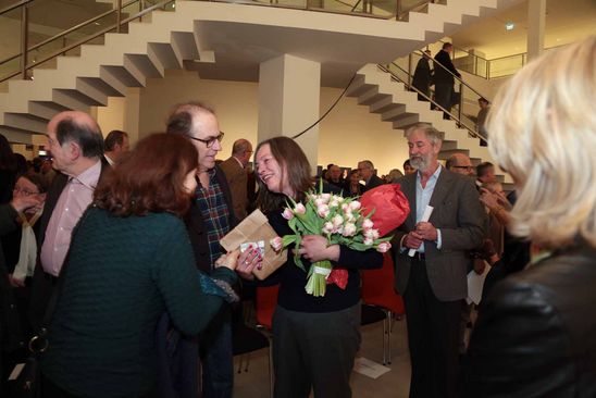 Eröffnung der Ausstellung "Heidi Specker - IN FRONT OF. Fotografien" in der Berlinischen Galerie, 10.3.2016, Foto: Amin Akhtar