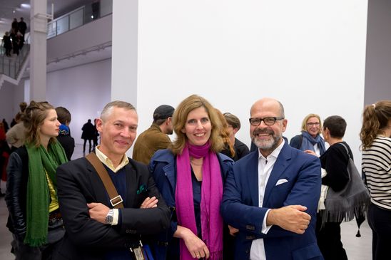 Eröffnung der Ausstellung "Monica Bonvicini. 3612,54 m³ vs 0,05 m³" in der Berlinischen Galerie, 15.9.2017, Foto: Harry Schnitger