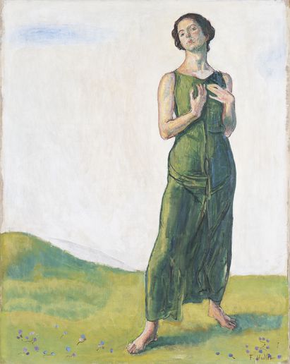 Ferdinand Hodler, Lied in der Ferne, 1904/05, Foto: © Kunsthalle Mannheim / Rainer Diehl Ferdinand Hodler, Lied in der Ferne, 1904/05, Foto: © Kunsthalle Mannheim / Rainer Diehl
