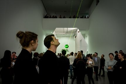 Eröffnung der Ausstellung "Carsten Nicolai. Tele" in der Berlinischen Galerie, 22.3.2018, Foto: Harry Schnitger Eröffnung der Ausstellung "Carsten Nicolai. Tele" in der Berlinischen Galerie, 22.3.2018, Foto: Harry Schnitger