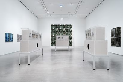 Ausstellungsansicht „Grünzeug. Pflanzen in der Fotografie der Gegenwart“, (abgebildete Werke: Susanne Kriemann, Mimi Cherono Ng‘ok, Ingar Krauss, Folkwang-Auriga-Verlag featured by Andrzej Steinbach), Foto: © dotgain.info Ausstellungsansicht „Grünzeug. Pflanzen in der Fotografie der Gegenwart“, (abgebildete Werke: Susanne Kriemann, Mimi Cherono Ng‘ok, Ingar Krauss, Folkwang-Auriga-Verlag featured by Andrzej Steinbach), Foto: © dotgain.info