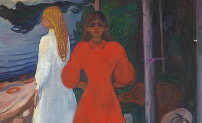 Edvard Munch, Rot und Weiß, 1899–1900