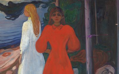 Edvard Munch, Rot und Weiß, 1899–1900