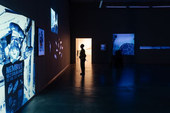 Installation view “Marc Brandenburg. 20th Century Debris”, Berlinische Galerie, Photo: Justus Lemm