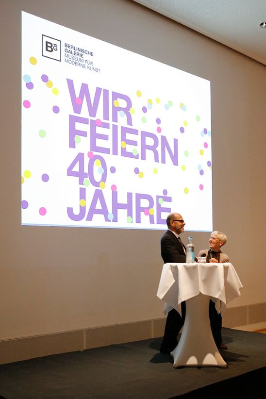 Fest anlässlich des 40-jährigen Jubiläums der Berlinischen Galerie, 27.9.2015, Foto: Nina Straßgütl