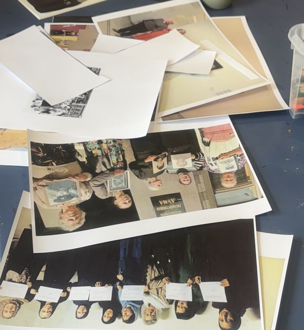 Sammlung von ausgedruckten Fotos