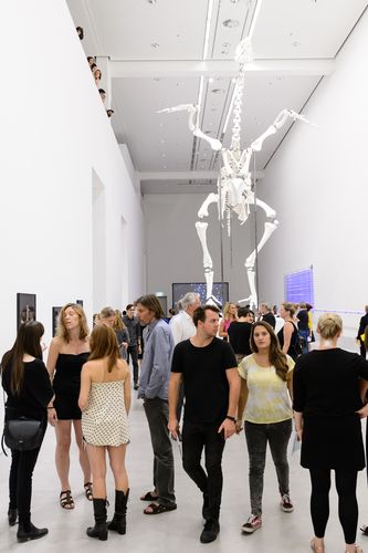 Eröffnung der Ausstellung "Andreas Greiner. Agentur des Exponenten", GASAG Kunstpreis 2016 in der Berlinischen Galerie, 14.9.2016, Foto: Harry Schnitger Eröffnung der Ausstellung "Andreas Greiner. Agentur des Exponenten", GASAG Kunstpreis 2016 in der Berlinischen Galerie, 14.9.2016, Foto: Harry Schnitger