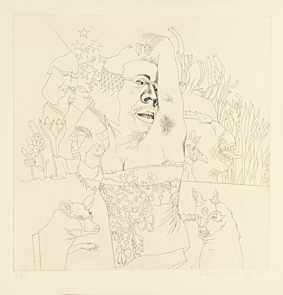Klaus Vogelgesang, Haare unterm Arm, 1971 © Klaus Vogelgesang