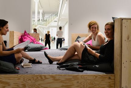 Eröffnung der Ausstellung "Andreas Greiner. Agentur des Exponenten", GASAG Kunstpreis 2016 in der Berlinischen Galerie, 14.9.2016, Foto: Harry Schnitger Eröffnung der Ausstellung "Andreas Greiner. Agentur des Exponenten", GASAG Kunstpreis 2016 in der Berlinischen Galerie, 14.9.2016, Foto: Harry Schnitger