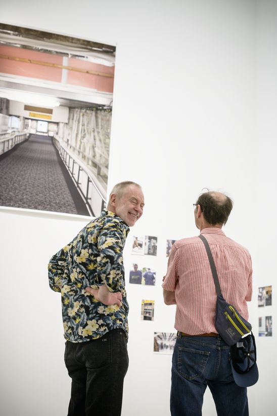 Preview zur Ausstellung "Die fotografierte Ferne. Fotografen auf Reisen (1880–2015)", 17.5.2017, Foto: Hannes Wiedemann