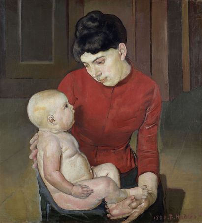 Ferdinand Hodler, Bildnis Augustine Dupin mit Hector (Mutter und Kind), 1888, Foto: © Kunsthaus Zürich Ferdinand Hodler, Bildnis Augustine Dupin mit Hector (Mutter und Kind), 1888, Foto: © Kunsthaus Zürich