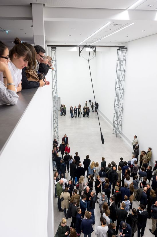 Eröffnung der Ausstellung "Monica Bonvicini. 3612,54 m³ vs 0,05 m³" in der Berlinischen Galerie, 15.9.2017, Foto: Harry Schnitger