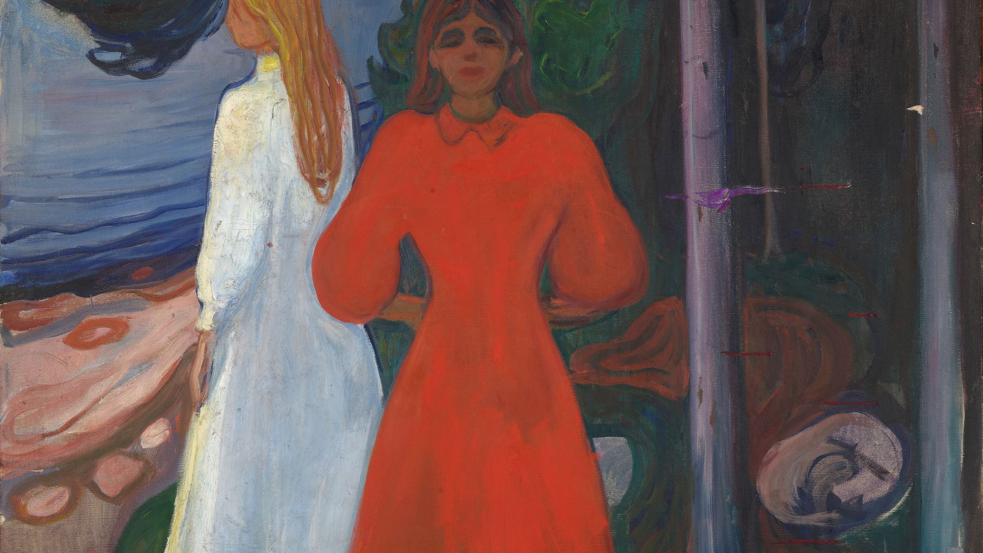 Edvard Munch, Red and White, 1899–1900