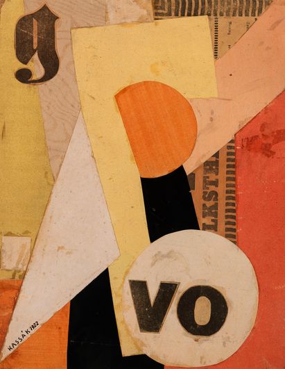 Lajos Kassák, VO / Collage Nr. 22, 1922 © VG Bild-Kunst, Bonn 2023 Lajos Kassák, VO / Collage Nr. 22, 1922 © VG Bild-Kunst, Bonn 2023