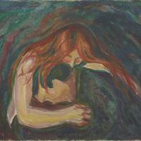 Edvard Munch, Vampir, 1916-1918 