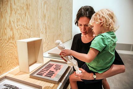 Eröffnung des Projektraums "Dada ist hier!" in der Berlinischen Galerie, 9.9.2016, Foto: Amin Akhtar Eröffnung des Projektraums "Dada ist hier!" in der Berlinischen Galerie, 9.9.2016, Foto: Amin Akhtar