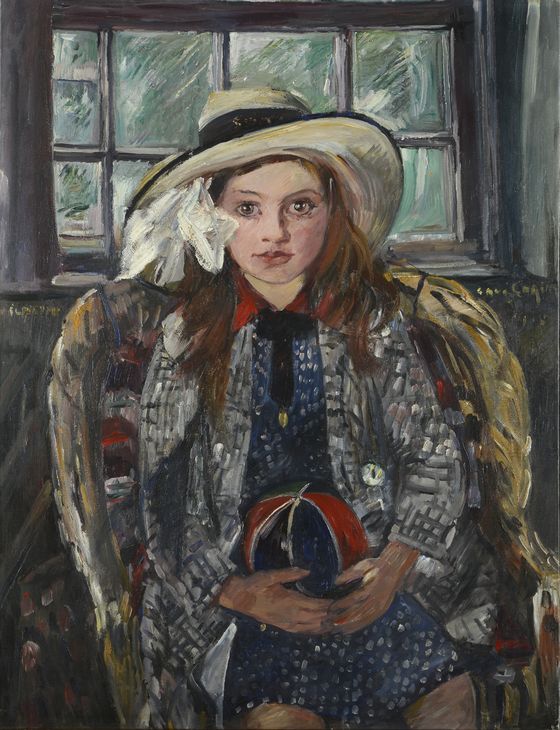 Lovis Corinth, Wilhelmine mit Ball, 1915, © Landesmuseum Kunst & Kultur Oldenburg, Foto: Sven Adelaide