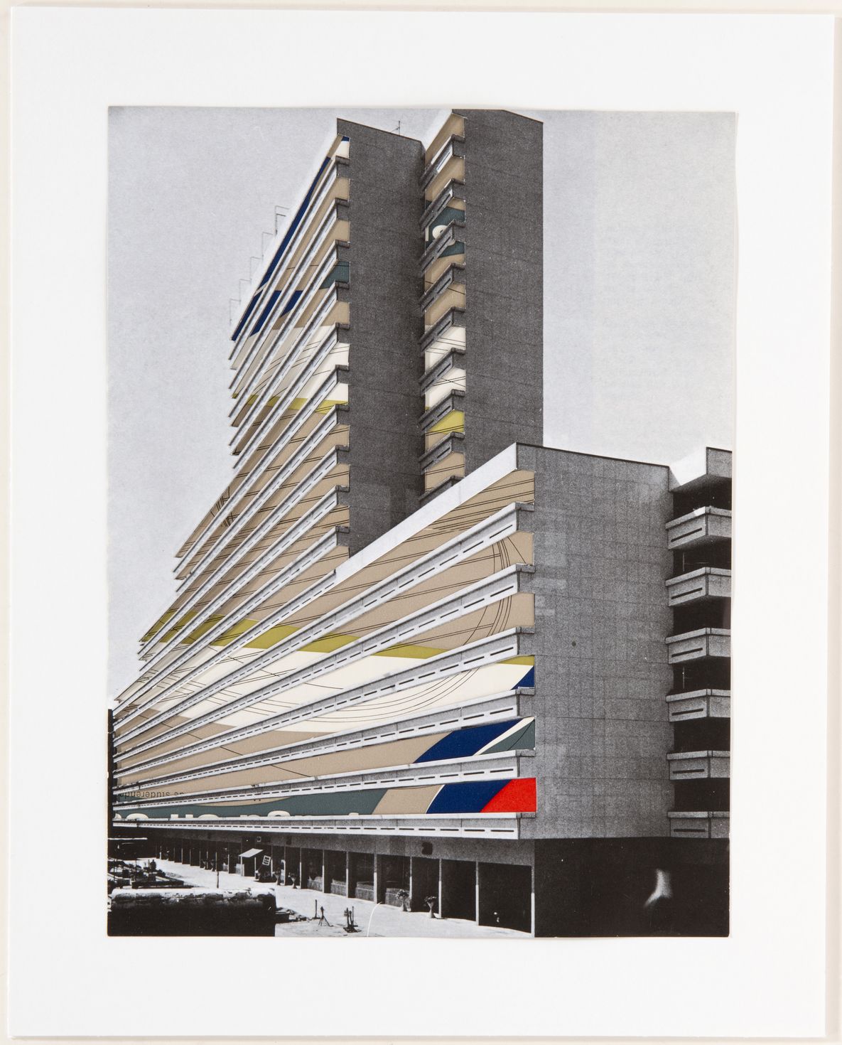 Bernd Trasberger, Haus Pfauenspiegel, 2010, Collage, 25 x 19,5 cm Bernd Trasberger, Haus Pfauenspiegel, 2010, Collage, 25 x 19,5 cm