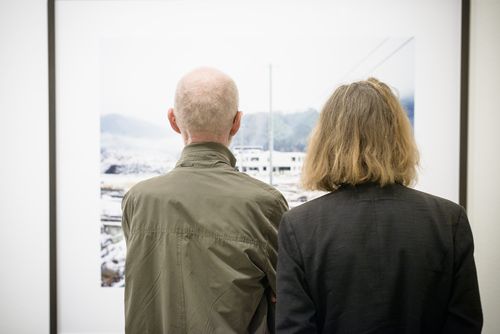 Preview zur Ausstellung "Die fotografierte Ferne. Fotografen auf Reisen (1880–2015)", 17.5.2017, Foto: Hannes Wiedemann