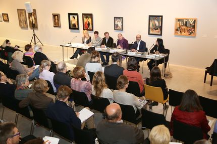 Eröffnung der Ausstellung "Wien Berlin. Kunst zweier Metropolen" in der Berlinischen Galerie, 23.10.2013, Foto: Amin Akhtar Eröffnung der Ausstellung "Wien Berlin. Kunst zweier Metropolen" in der Berlinischen Galerie, 23.10.2013, Foto: Amin Akhtar