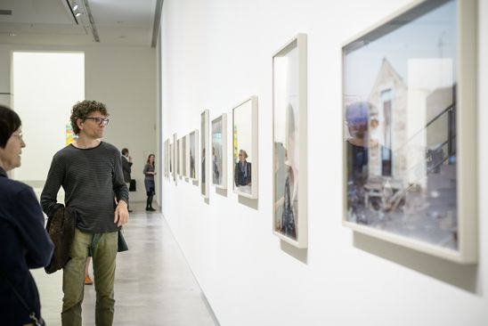 Preview zur Ausstellung "Die fotografierte Ferne. Fotografen auf Reisen (1880–2015)", 17.5.2017, Foto: Hannes Wiedemann