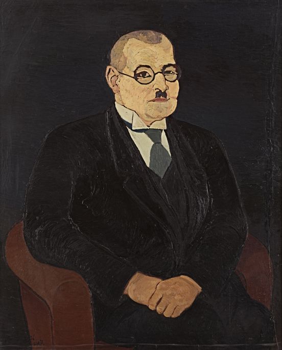 Gemälde von Josef Scharl, Öl auf Leinwand, 99 x 80,5 cm
