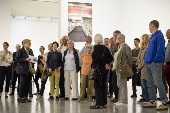 Preview zur Ausstellung "Die fotografierte Ferne. Fotografen auf Reisen (1880–2015)", 17.5.2017, Foto: Hannes Wiedemann