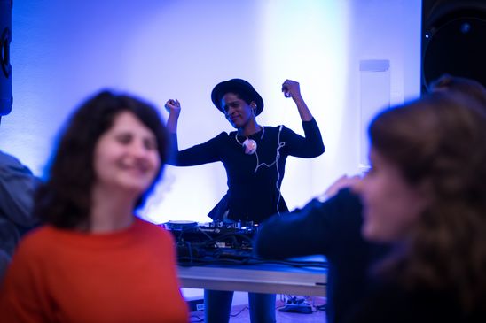 Eröffnung der Ausstellung "Eduardo Paolozzi. Lots of Pictures, Lots of Fun" in der Berlinischen Galerie, 8.2.2018, Foto: Harry Schnitger