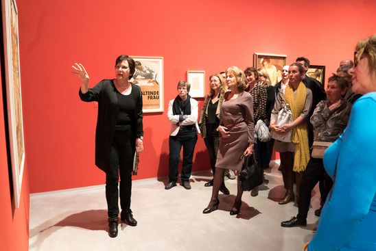 Preview zur Ausstellung "Lotte Laserstein. Von Angesicht zu Angesicht", 3.4.2019, Foto: Dovilė Aleksaitė