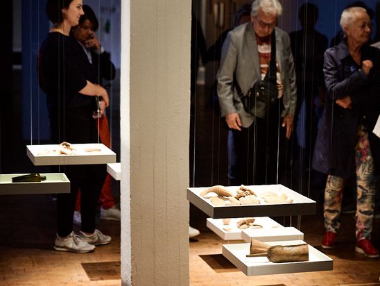 Rundgang auf der 10. Berlin Biennale für Mitglieder des Fördervereins, 13.6.2018, Foto: Hannes Wiedemann