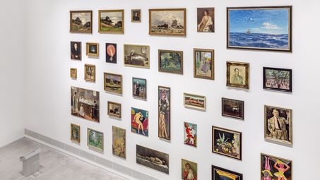 Ausstellungsansicht der Ausstellung „Provenienzen. Kunstwerke wandern“