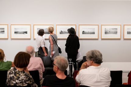 Künstlergespräch mit André Kirchner in der Ausstellung "Stadtrand Berlin" in der Berlinischen Galerie, 5.6.2019, Foto: Harry Schnitger Künstlergespräch mit André Kirchner in der Ausstellung "Stadtrand Berlin" in der Berlinischen Galerie, 5.6.2019, Foto: Harry Schnitger
