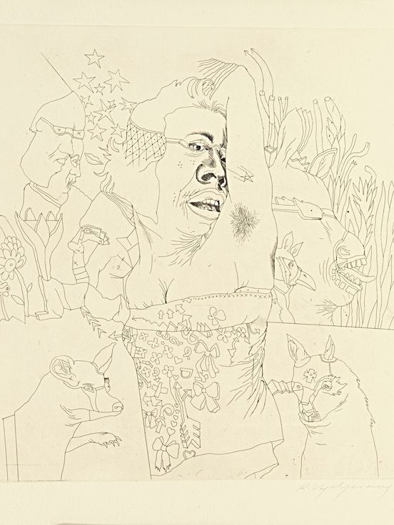 Klaus Vogelgesang, Haare unterm Arm, 1971 