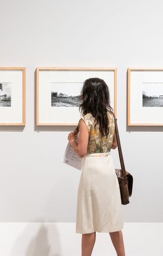 Künstlergespräch mit André Kirchner in der Ausstellung "Stadtrand Berlin" in der Berlinischen Galerie, 5.6.2019, Foto: Harry Schnitger