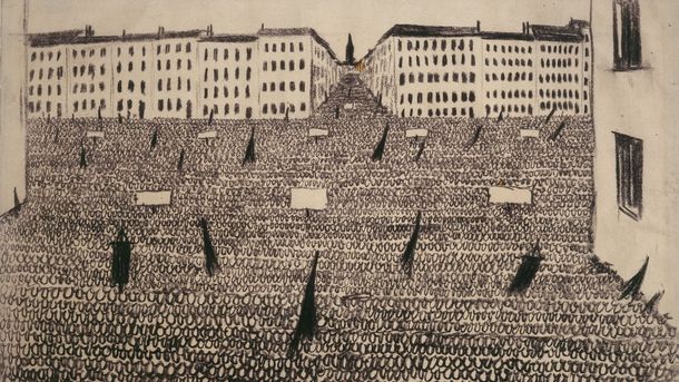 Werner Heldt, Meeting (Parade of the Zeros), 1933-1935