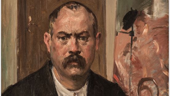 Expressionistisches Selbstbildnis des Künstlers