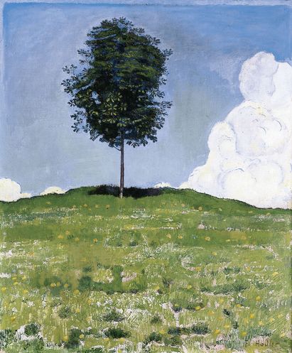 Ferdinand Hodler, Sommerlandschaft (Der Kastanienbaum), um 1901, Foto: © Kunstmuseum Bern Ferdinand Hodler, Sommerlandschaft (Der Kastanienbaum), um 1901, Foto: © Kunstmuseum Bern