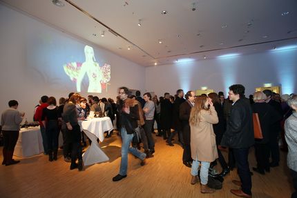 Eröffnung der Ausstellung "Dorothy Iannone. This Sweetness Outside of Time" in der Berlinischen Galerie, 18.2.2014, Foto: Amin Akhtar Eröffnung der Ausstellung "Dorothy Iannone. This Sweetness Outside of Time" in der Berlinischen Galerie, 18.2.2014, Foto: Amin Akhtar