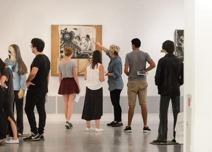 Eröffnung der Ausstellung "Andreas Greiner. Agentur des Exponenten", GASAG Kunstpreis 2016 in der Berlinischen Galerie, 14.9.2016, Foto: Harry Schnitger Eröffnung der Ausstellung "Andreas Greiner. Agentur des Exponenten", GASAG Kunstpreis 2016 in der Berlinischen Galerie, 14.9.2016, Foto: Harry Schnitger