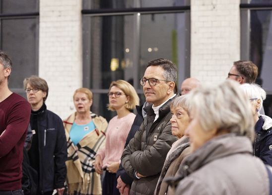 Rundgang für Freunde der Berlinischen Galerie im KINDL - Zentrum für zeitgenössische Kunst, 28.11.2018, Foto: Hannes Wiedemann